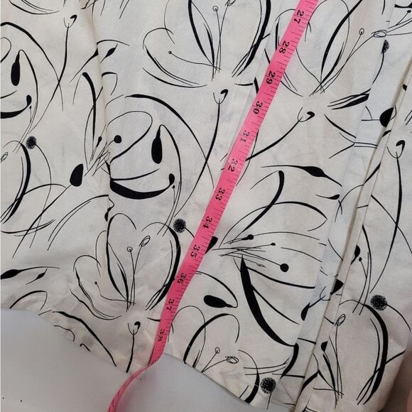 NEW Arula ivory white puff sleeve square neck faux‎ wrap dress 2X beautiful - Picture 9 of 11